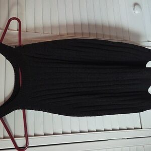 Blu Pepper Black Textured Knit Top